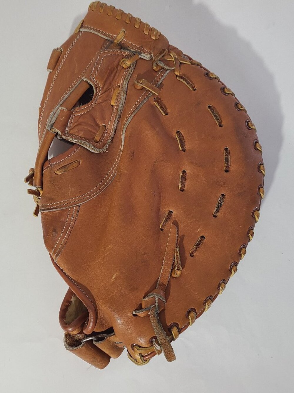 Maxpro FB-PRO-R Brown Leather First Base Baseball Glove 12.5 Inch LHT